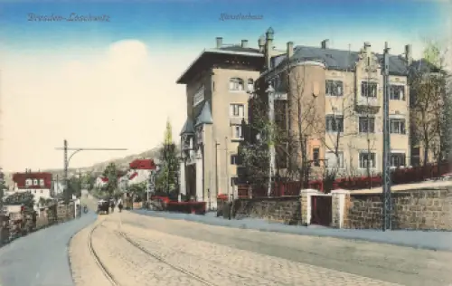 Loschwitz Dresden Pillnitzer Landstrasse  Künstlerhaus * um 1910