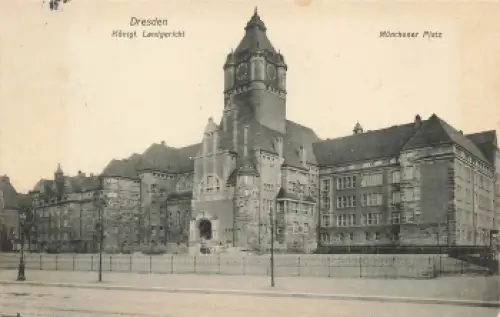 Dresden Südvorstadt Münchner Platz Landgericht o 1909