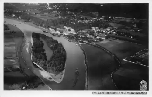 Pillnitz Dresden Luftbild * 1929 Hahn-Foto5569