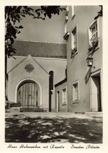 Pillnitz Dresden Haus Hoheneichen mit Kapelle * 1971