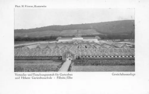 Pillnitz Dresden Versuchs und Forschungsanstalt für Gartenbau * um 1930