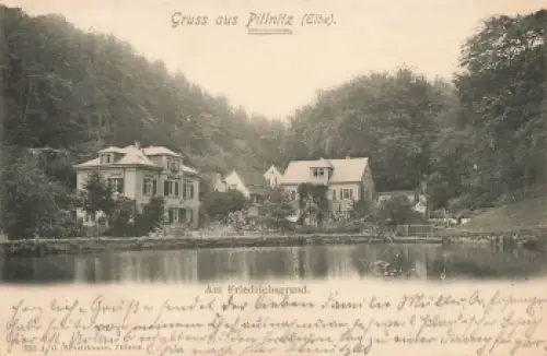 Pillnitz Dresden Friedrichsgrund o 1902