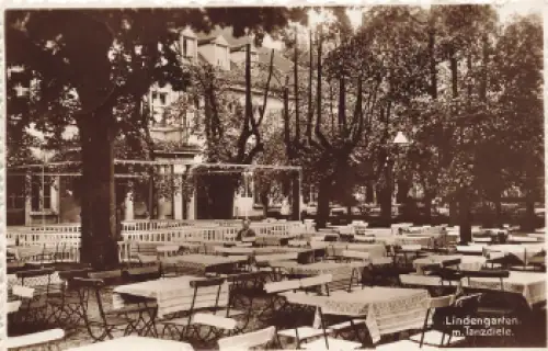 Pillnitz Dresden Hotel Goldener Löwe R. Pönisch Lindengarten o 1936