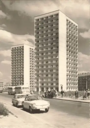 Seevorstadt Dresden Reitbahnstrasse (Skoda MB1000)  *1970 Hanich Foto
