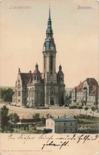 Südvorstadt Dresden Lucaskirche * um 1900
