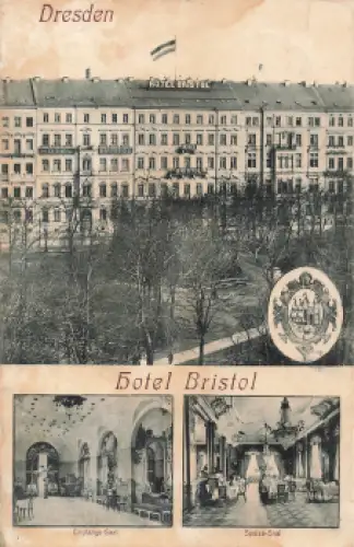 Südvorstadt Dresden Hotel Bristol Bismack Platz 5 o 1910