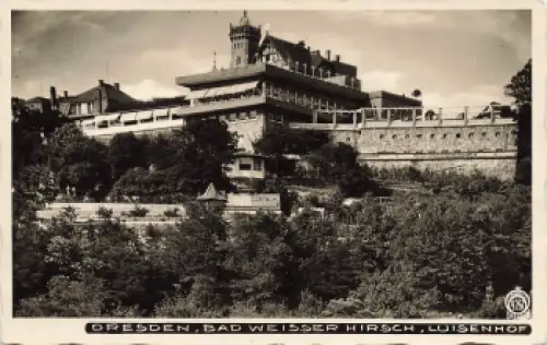 Weisser Hirsch Dresden Restaurant Luisenhof * um 1930 Hahn-Foto4267