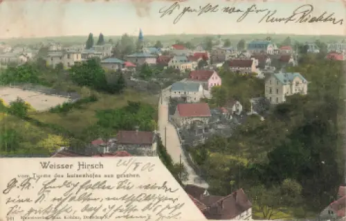 Weisser Hirsch Dresden vom Luisenhof gesehen o 1906