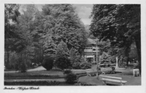 Weisser Hirsch Dresden Kurpark Lesehalle * um 1950