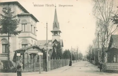 Weisser Hirsch Dresden Stangestrasse o um 1905