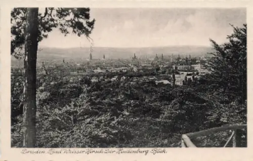 Weisser Hirsch Dresden Hindenburg Blick * um 1940
