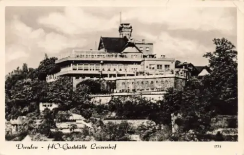 Weißer Hirsch Dresden HO Restaurant Luisenhof o 1957