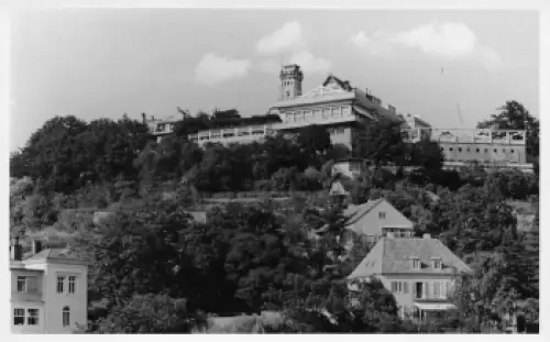 Weißer Hirsch Dresden Restaurant Luisenhof Druckvorlage * um 1950 Hanich Variante