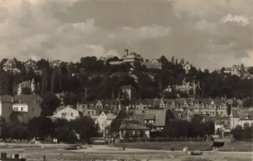 Loschwitz Dresden mit Restaurant Luisenhof Druckvorlage * um 1950 Hanich
