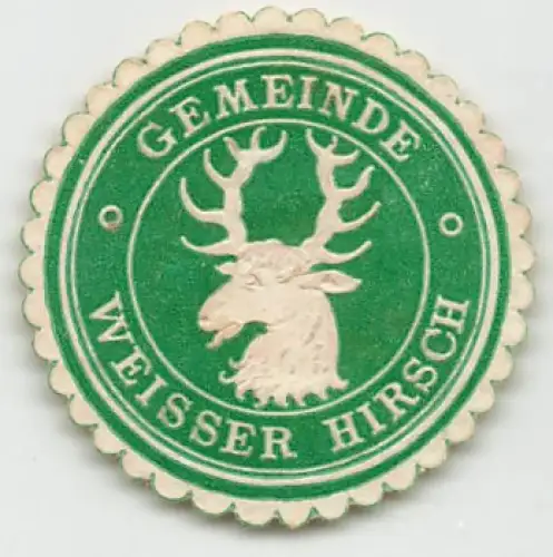 Weißer Hirsch Dresden Siegelmarke um 1920