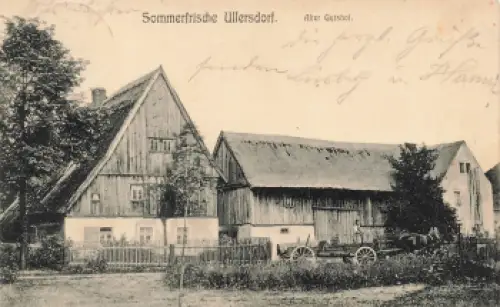 01454 Ullersdorf Radeberg alter Gutshof o um 1910