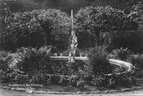 01454 Liegau-Augustusbad Radeberg Park * um 1920