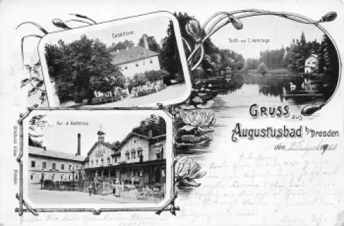 01454 Liegau-Augustusbad Radeberg Conditorei o 1901