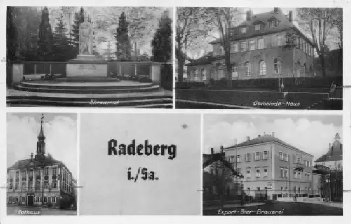 01454 Radeberg Brauerei Ehrenmal * um 1930