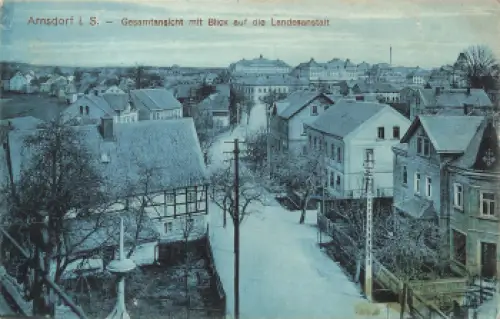 01477 Arnsdorf Sachsen Blick zur Landesanstalt o 1916