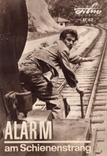 Alarm am Schienen Strang Jugoslawischer Film 17/65 Progress Programm