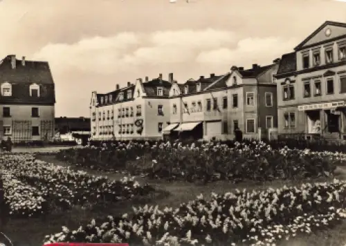 01640 Coswig Sachsen Parkanlage beim Rathaus o 1958