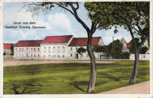 01640 Coswig Sachsen Gasthof o um 1920