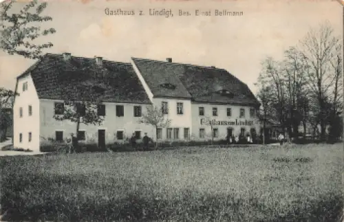 01683 Lindigt Nossen Gasthaus Ernst Bellmann gebraucht um 1910