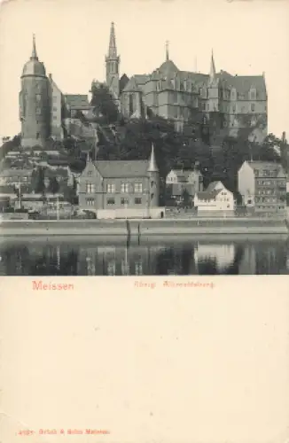 01662 Meißen Elbe Albrechtsburg * um 1900