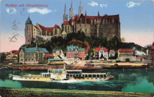 01662 Meißen mit Albrechtsburg o 1920