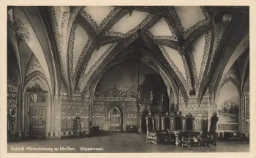 01662 Meißen Albrechtsburg Wappensaal * 1929