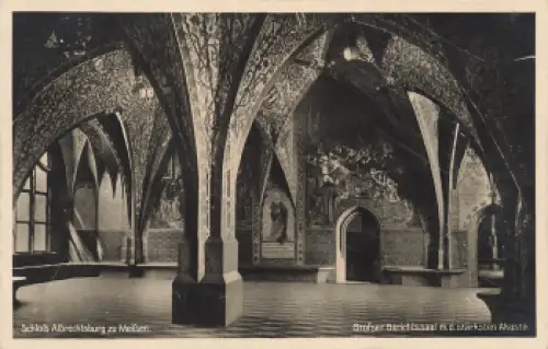 01662 Meißen Albrechtsburg großer Gerichtsaal * 1929