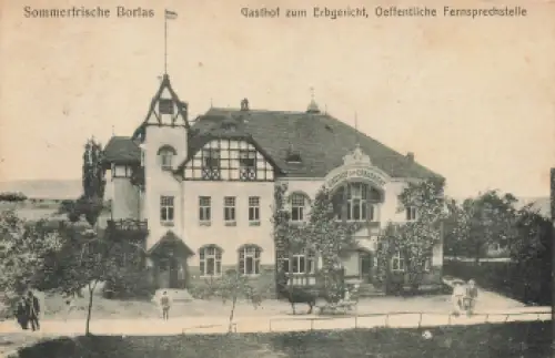 01774 Borlas Klingenberg Gasthof Erbgericht o 1919