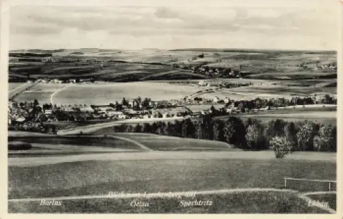 01774 Borlas Oelsa Spechtritz Klingenberg vom Gasthaus Lerchenberg * um 1920