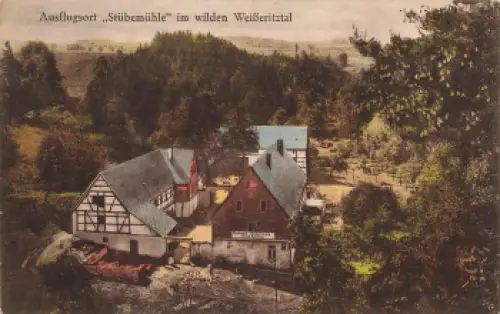 01774 Stübemühle Höckendorf Klingenberg Dorfhainer Strasse Fritz Kröner o 1929