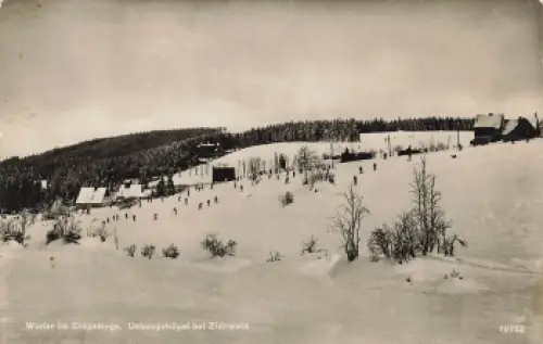 01773 Zinnwald Erzgebirge Übungshügel o 1961