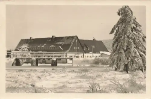 01773 Altenberg Erzgebirge Jugendherberge "Otto Buchwitz" Druckvorlage 1957 Hanich mit Druckgenehmigung