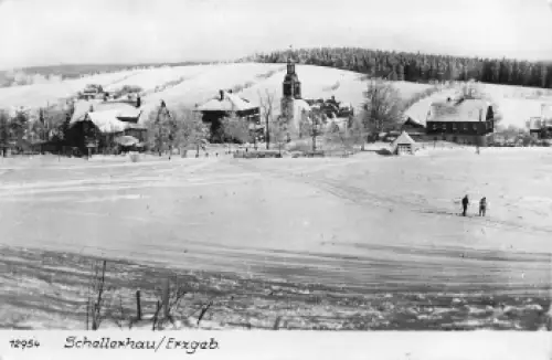 01773 Schellerhau Erzgebirge im Winter * 1959