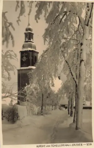 01773 Schellerhau Erzgebirge Kirche o 1942