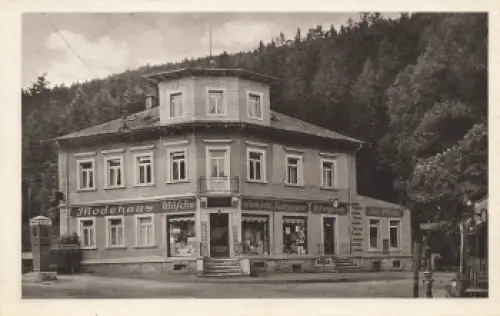 01773 Kipsdorf Erzgebirge Modehaus Hugo Bartl * um 1920