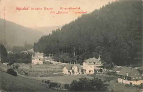 01773 Kipsdorf Margarethenhof Villa "Johanna" Luisenbad * um 1900