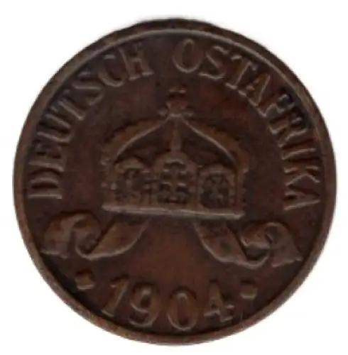 Deutsch Ostafrika 1 Heller 1904 A