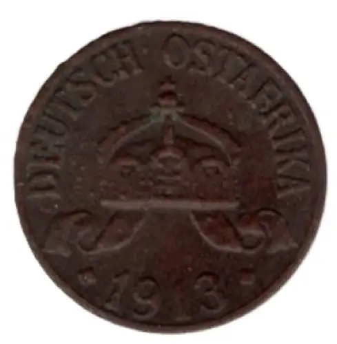 Deutsch Ostafrika 1 Heller 1913 A
