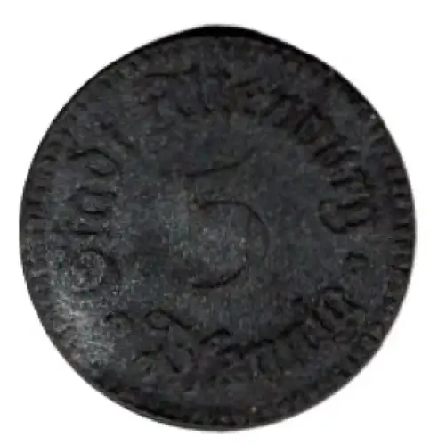 Altenburg Stadt 5 Pfennig Notmünze 1920