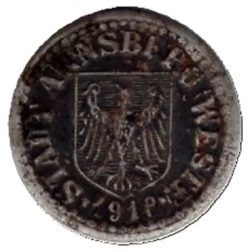 Arnsberg Stadt Notgeld 5 Pfennig Notmünze 1918