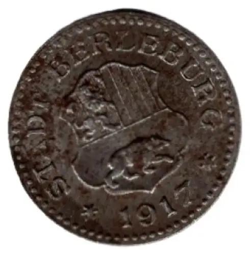 Berleburg Stadt Kriegsnotgeld 10 Pfennig 1917 Notmünze