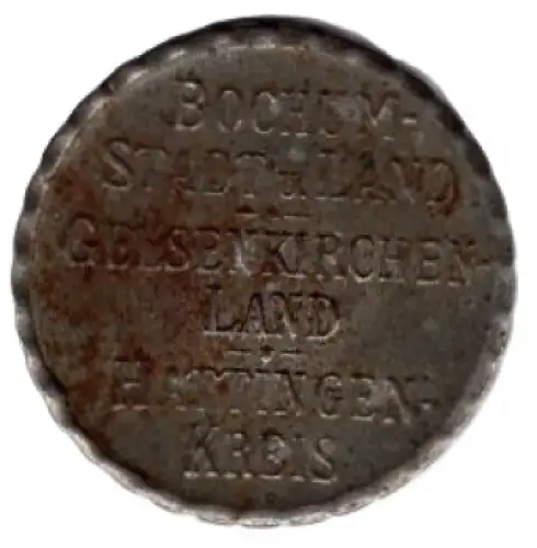 Bochum Gelsenkirchen Hattingen Kriegsgeld 10 Pfennig 1918 Notmünze