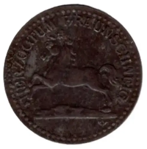 Braunschweig Kriegsnotgeld 10 Pfennig 1918