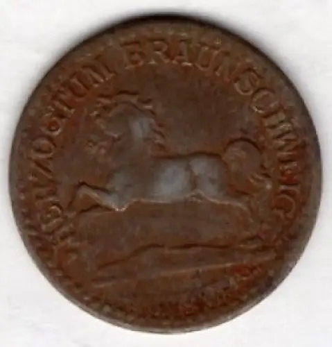 Braunschweig Kriegsnotgeld 10 Pfennig 1920