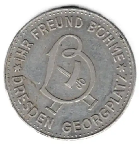 Dresden Georgplatz Ihr Freund Böhme Inventurverkauf 1935